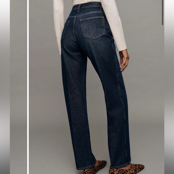 REFORMATION VAL MID RISE STRAIGHT JEANS - Picture 2 of 9
